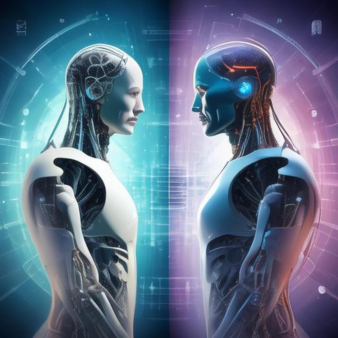 《跨越时空的对话:人工智能与人类未来》  随着科技的飞速发展,人工