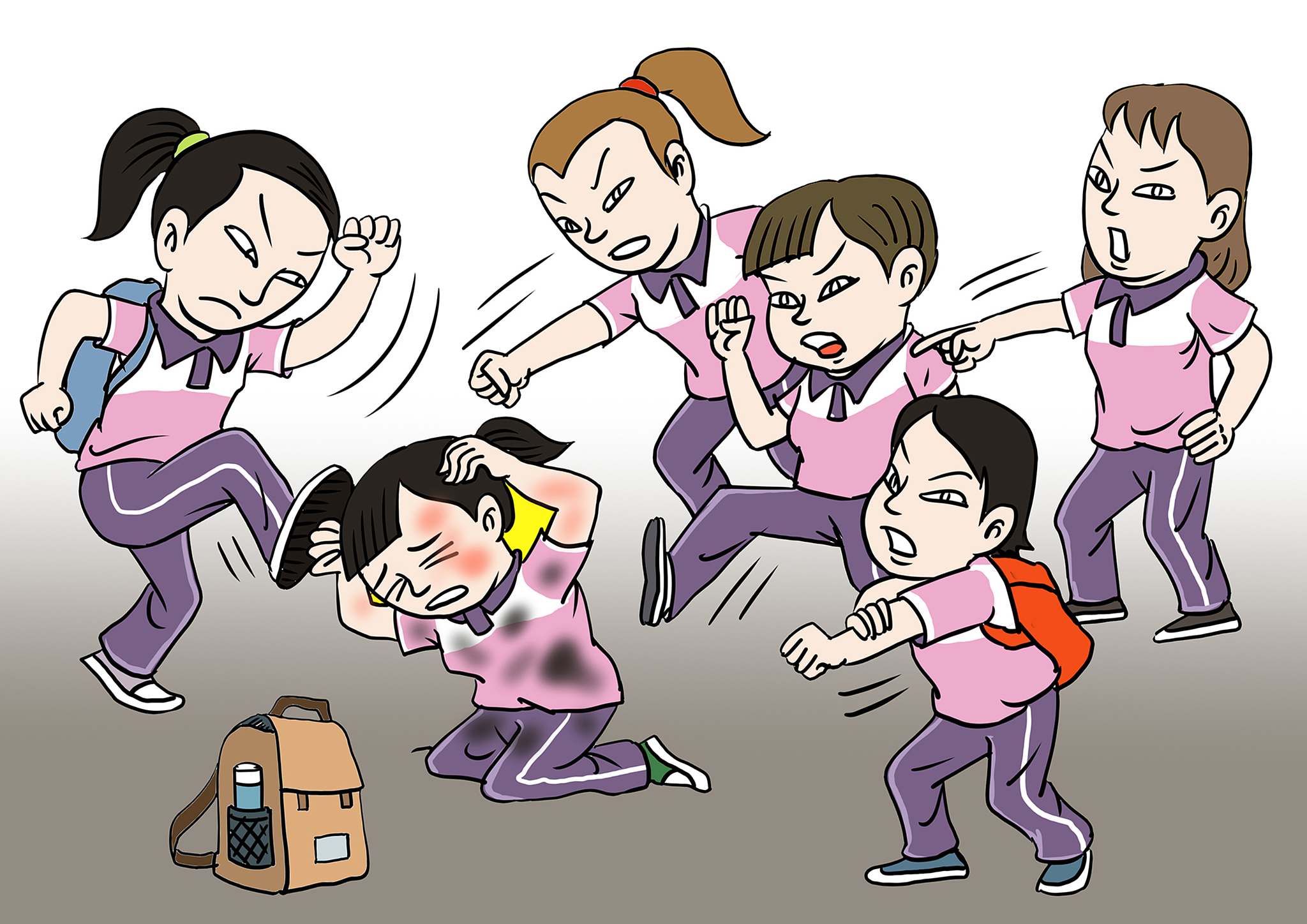 既然有网友提到校园暴力,那就也都说一说吧.