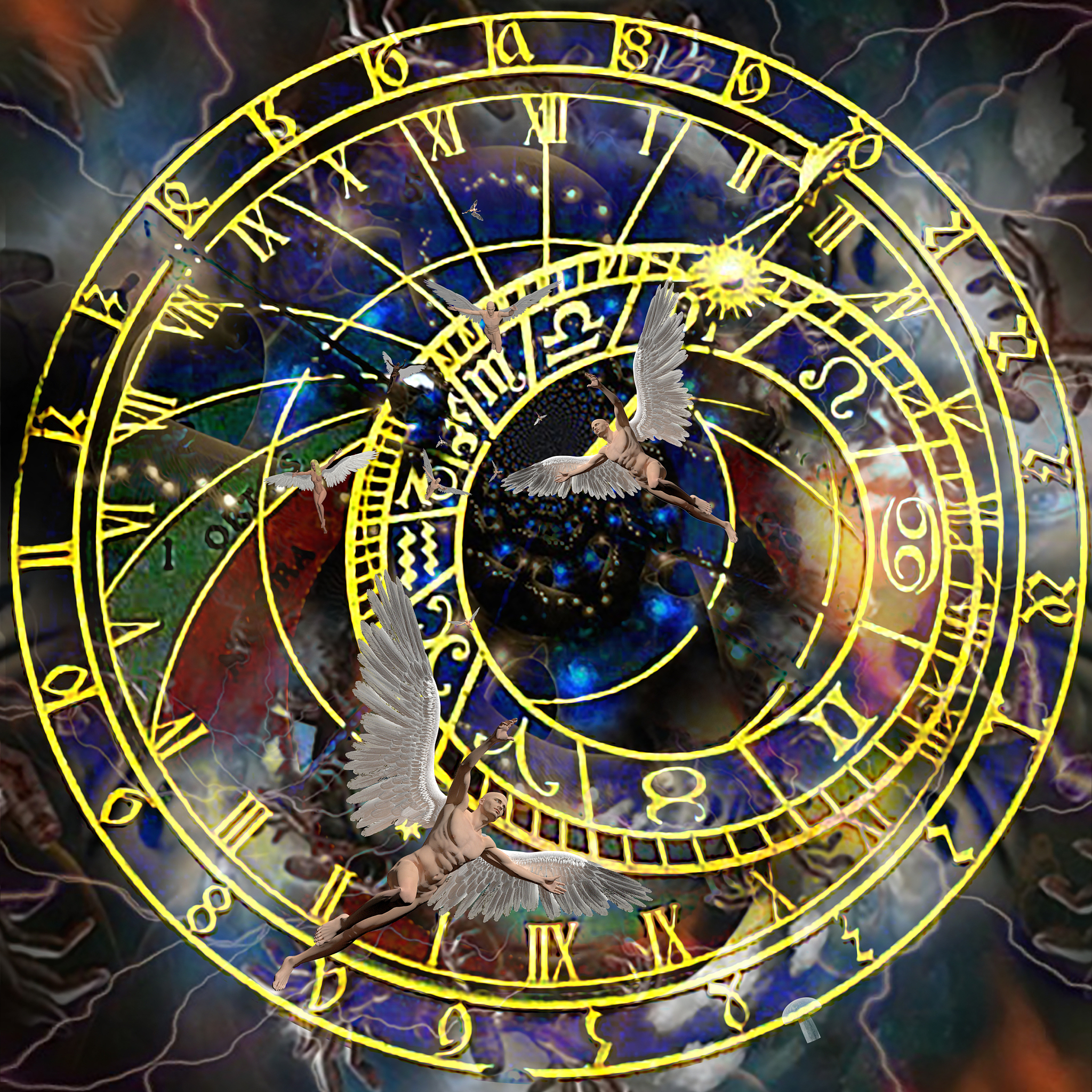 命运之轮转动不息, 在时间的洪流中, 悄无声息地前行