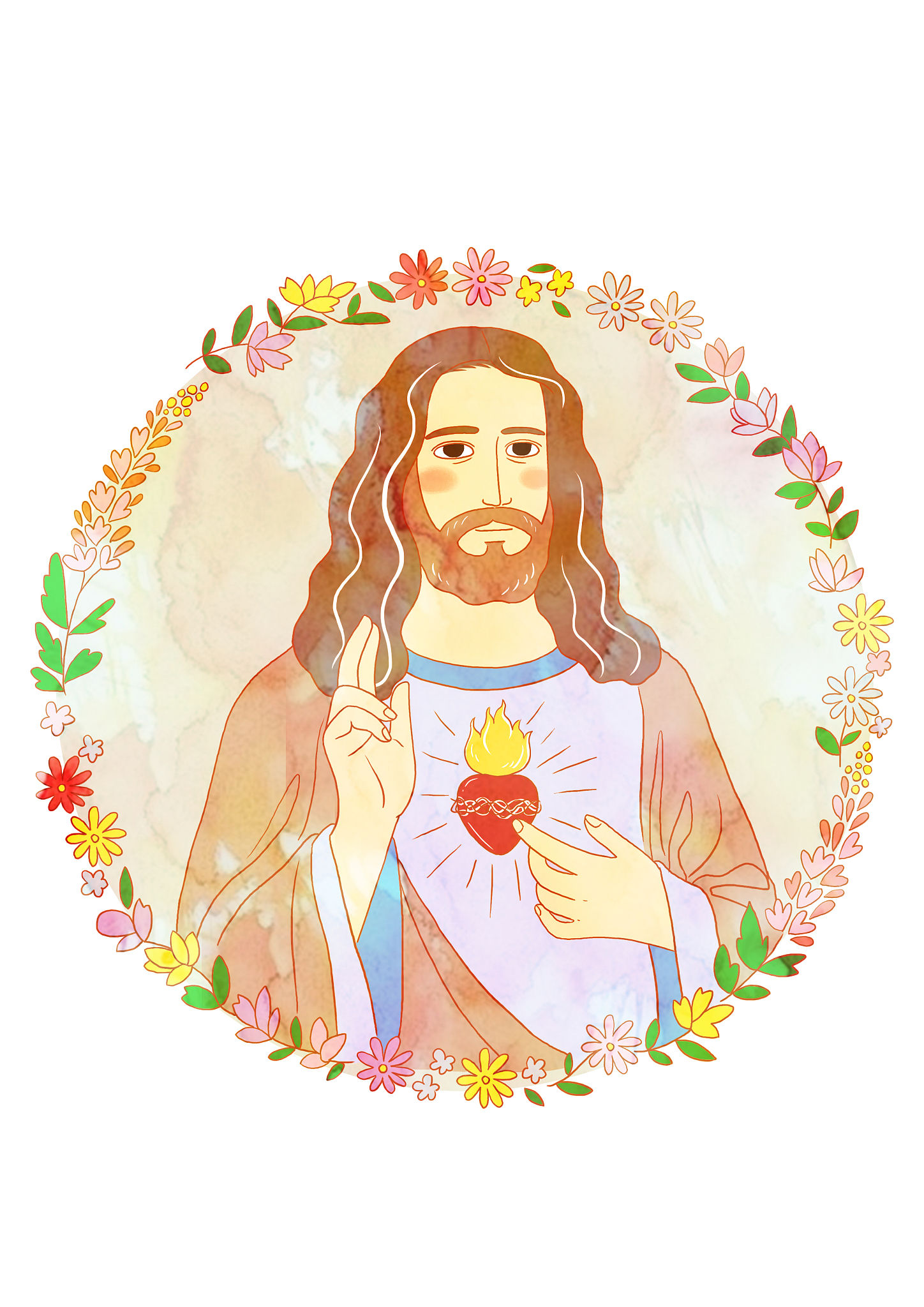 我心目中的耶稣,欧美人都喜欢的耶稣