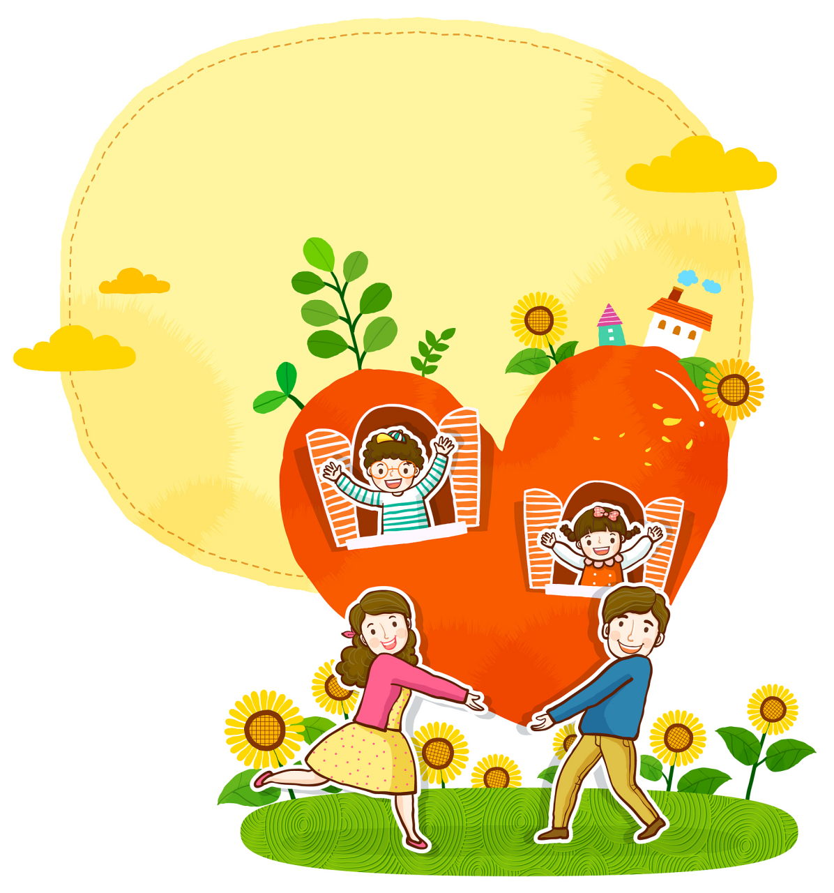 一天的忙碌后,最幸福的就是这扇门后的温暖.