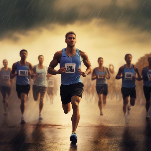 在人生的风雨中,真正的勇者,是那些在泪水洗礼后,依然选择以奔跑的