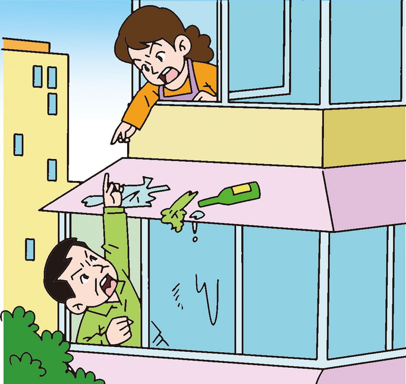 如果他只是在桌子底下躲着