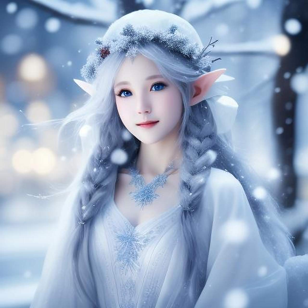 雪是冬的精灵,漫舞在天地之间,盈盈飘落,似梦似幻