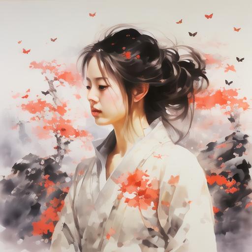 岧峣崎岖 巉岩欹倾 蓁叶拂浪 酥风轻盈 撒掷倜傥