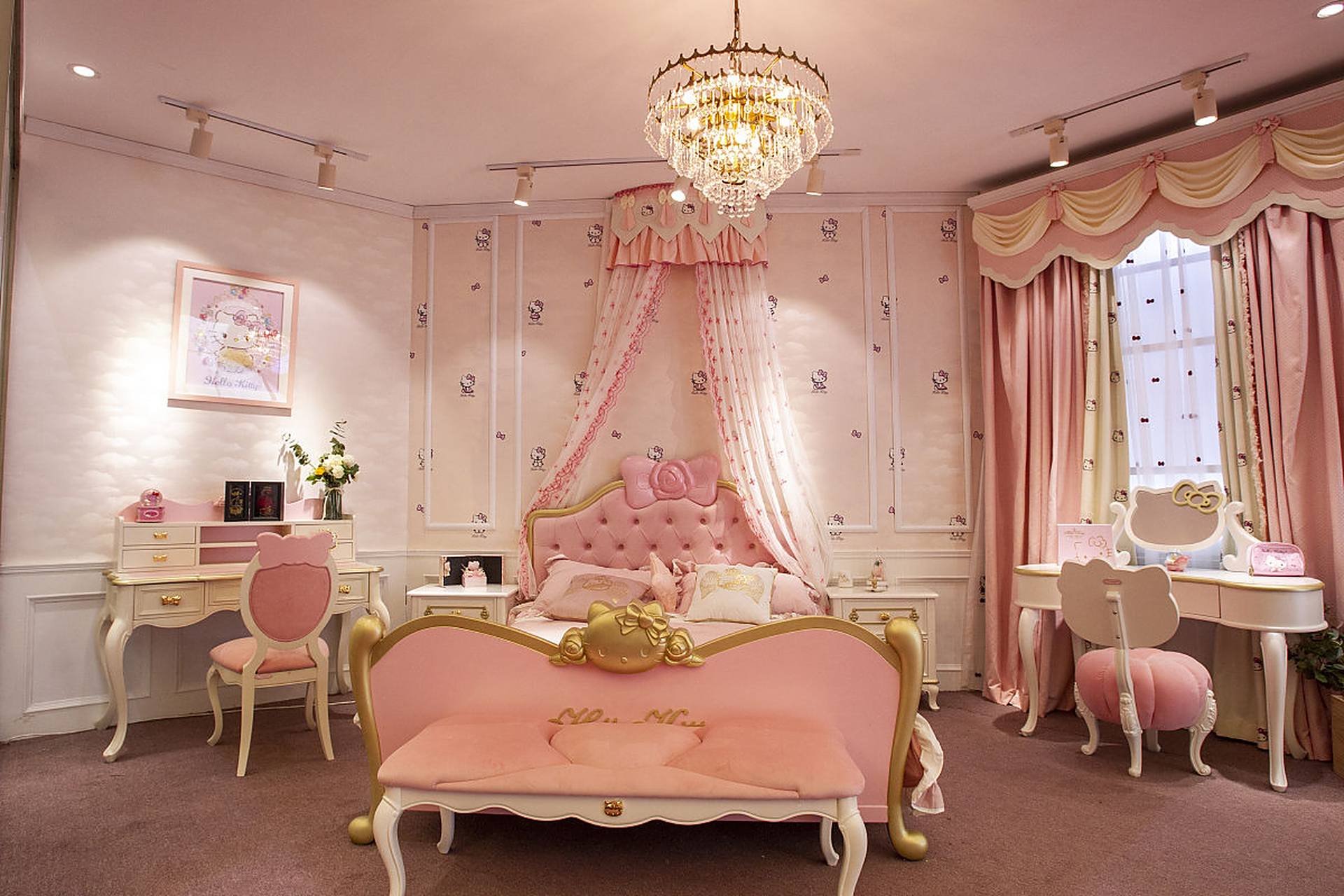 安装以后,好像公主的城堡一样,看上去特别多大气.