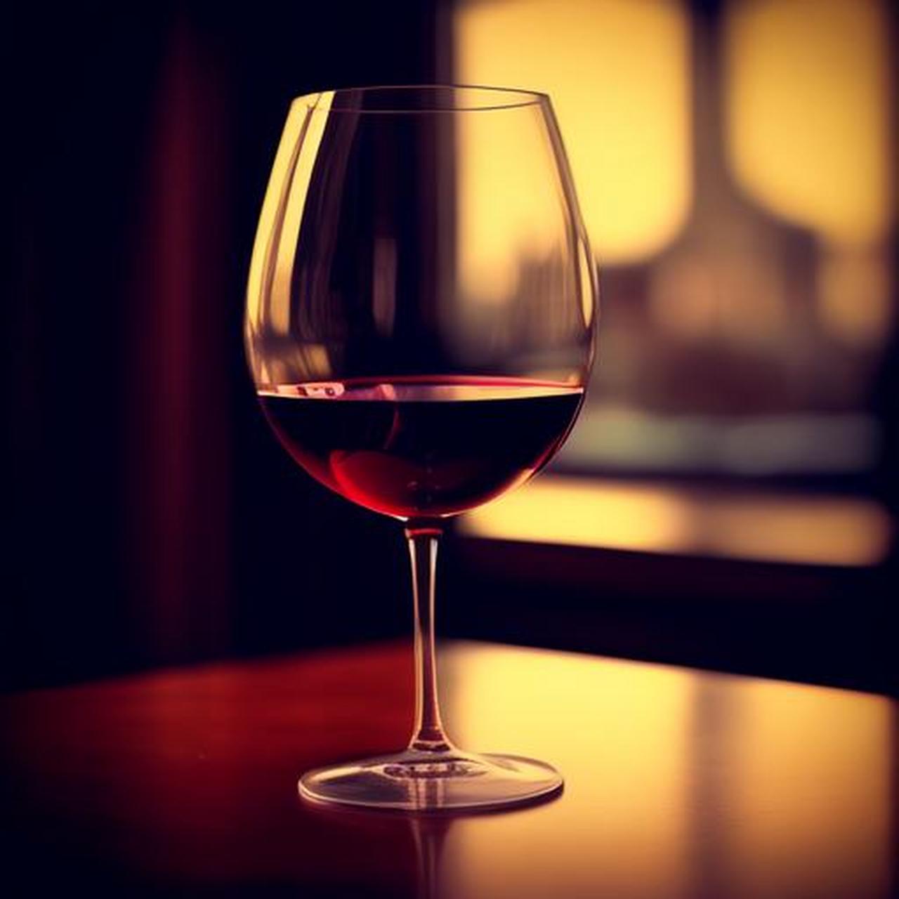 97 心情就像这杯红酒,深邃又丰富.