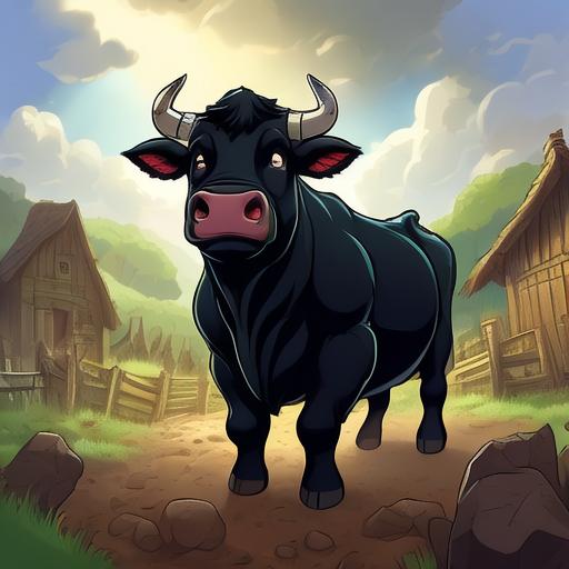 有一天,阿强在集市上偶然遇到一头被众人嫌弃的黑牛