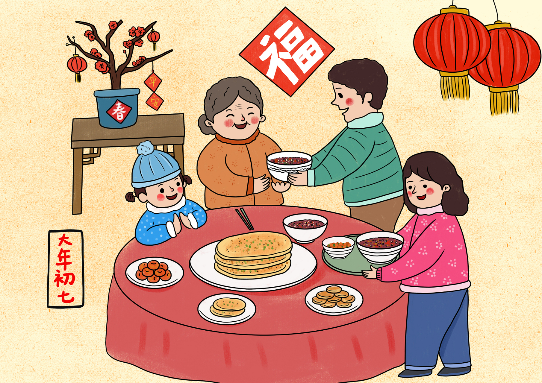 去年春节,我回了老家过年,我也去了久违的舅舅家做客.
