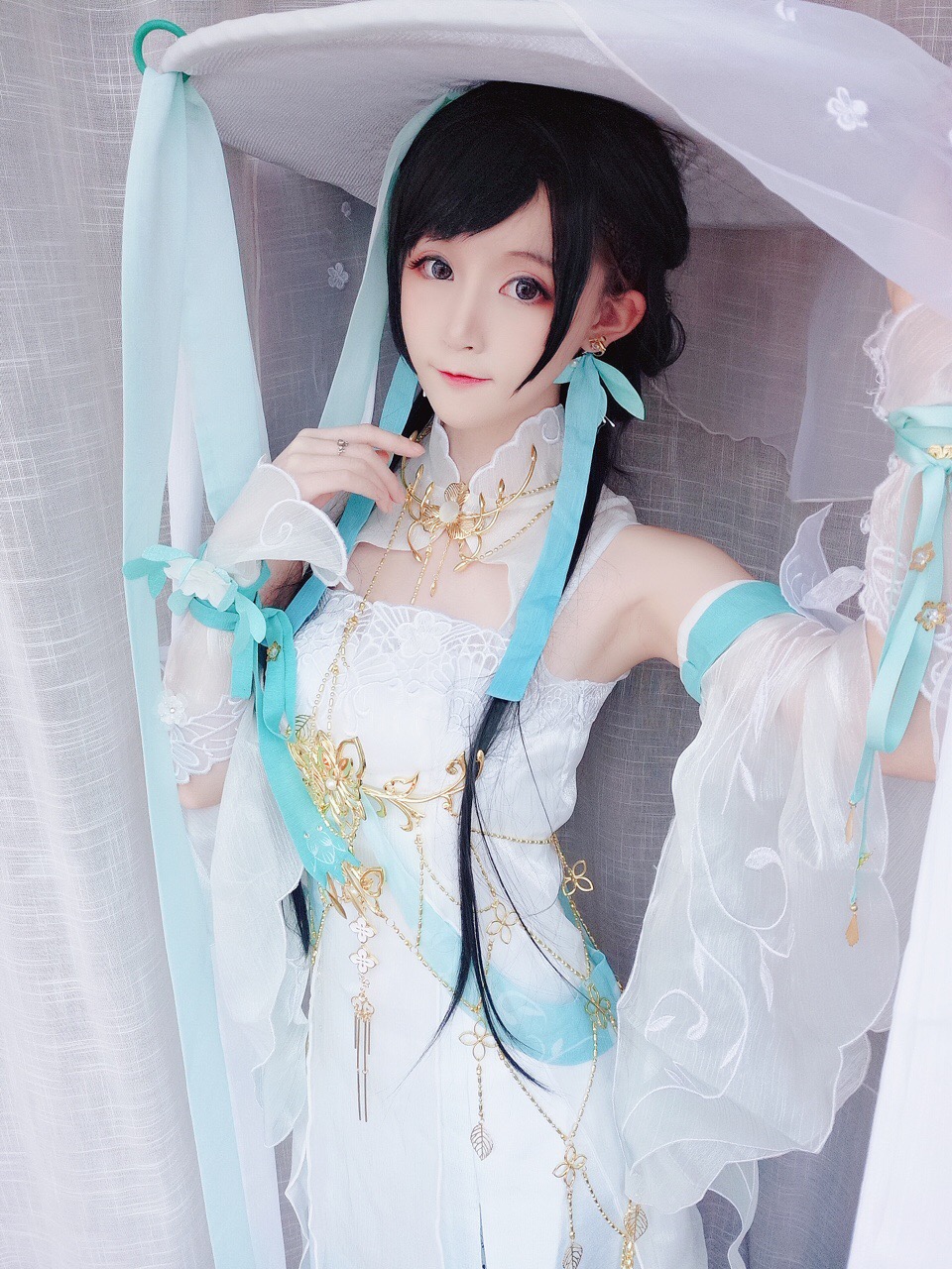 漫展逆水寒素問超美cosplay,網友評論:太美了