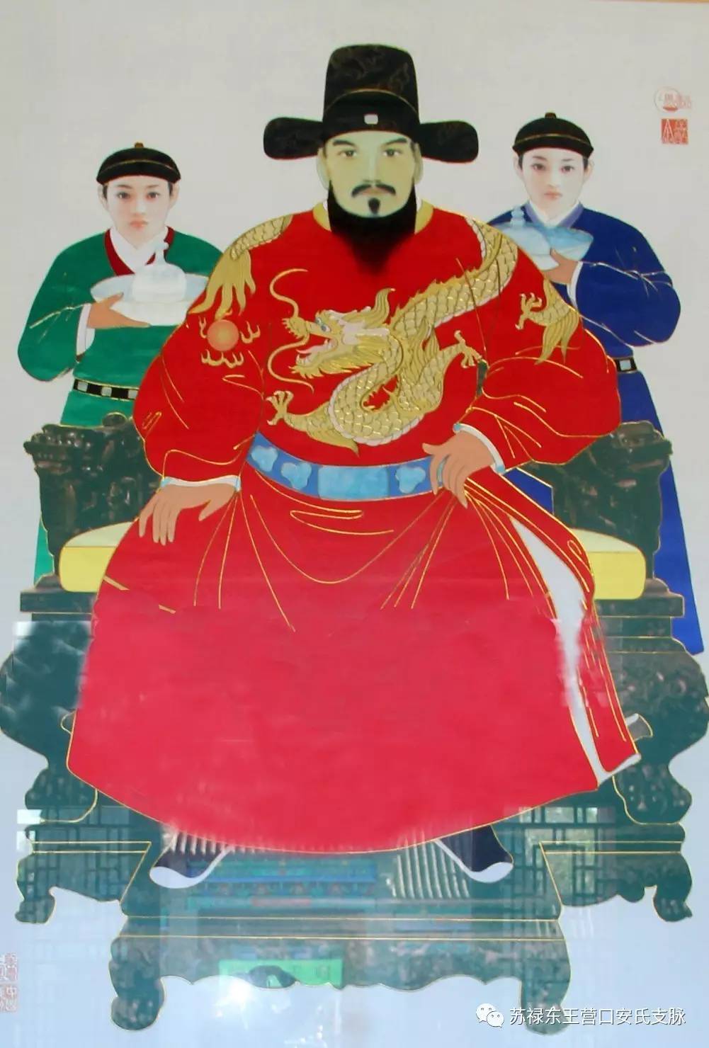 藩属国王朝觐时不幸病逝,王妃及二子均留华守墓,现在已守至21代