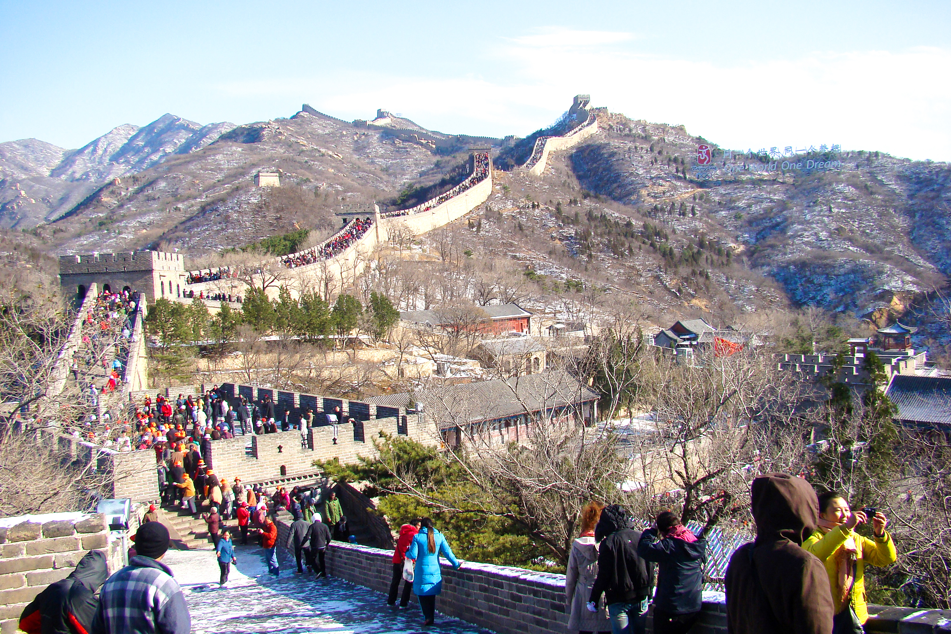 《雪后的八达岭长城》刘方昆 北京