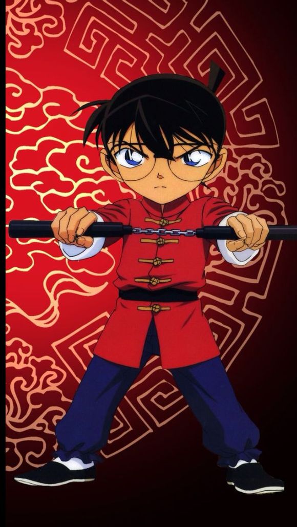 当《名侦探柯南》里的人物穿上中国服装,柯南还会武功?