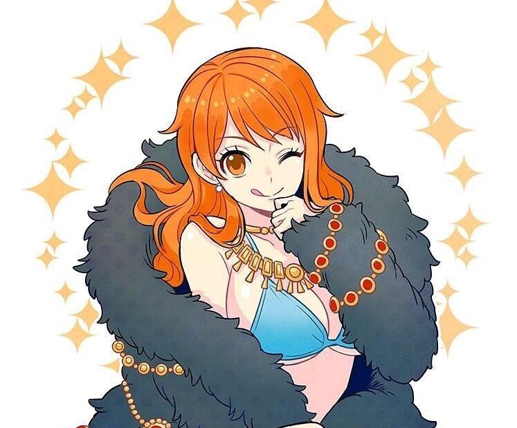 海贼王:娜美的美图有这么多版本,赏金猎人版本的颜值太夸张了