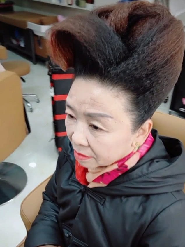 天津阿姨发型图片