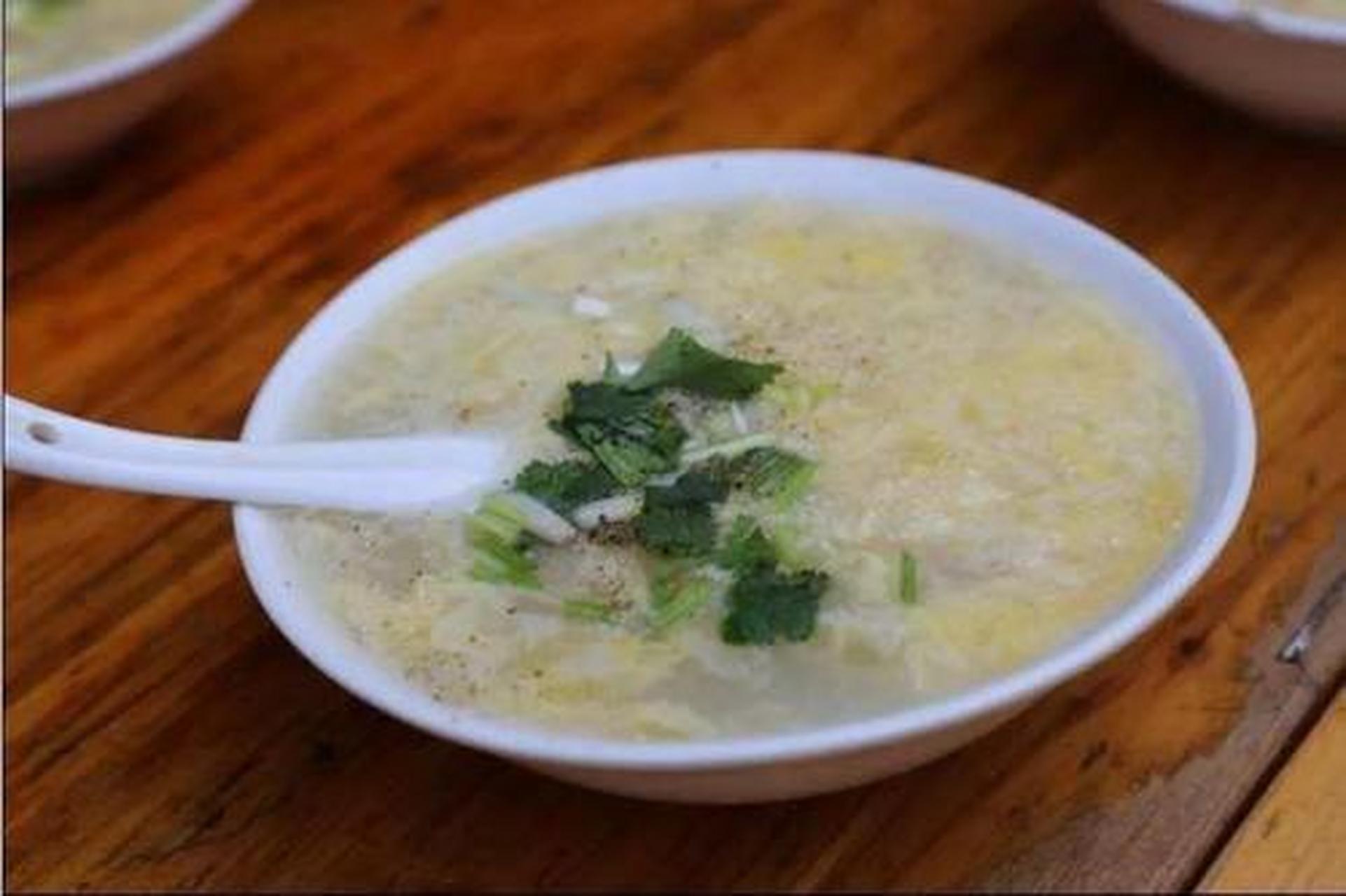 百城百味#【淮北市美食】老城撒汤:一种以鸡蛋为主料的辣汤.