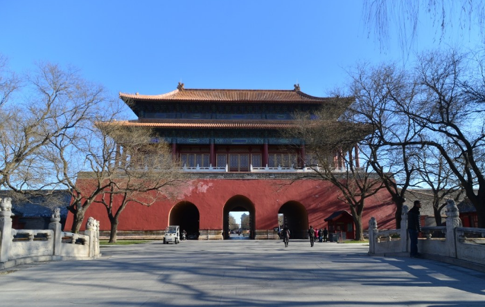 东华门,位于东城区故宫内,是紫禁城东门