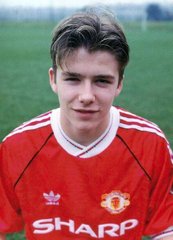 贝克汉姆5张舔屏小时候靓照,还敢在迷人一点吗?图五才是精髓