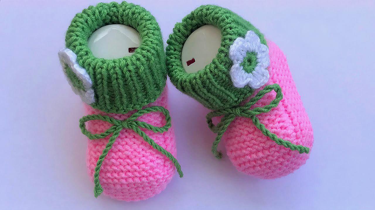 可爱又实用的宝宝毛线鞋编织,新手妈妈快来试试