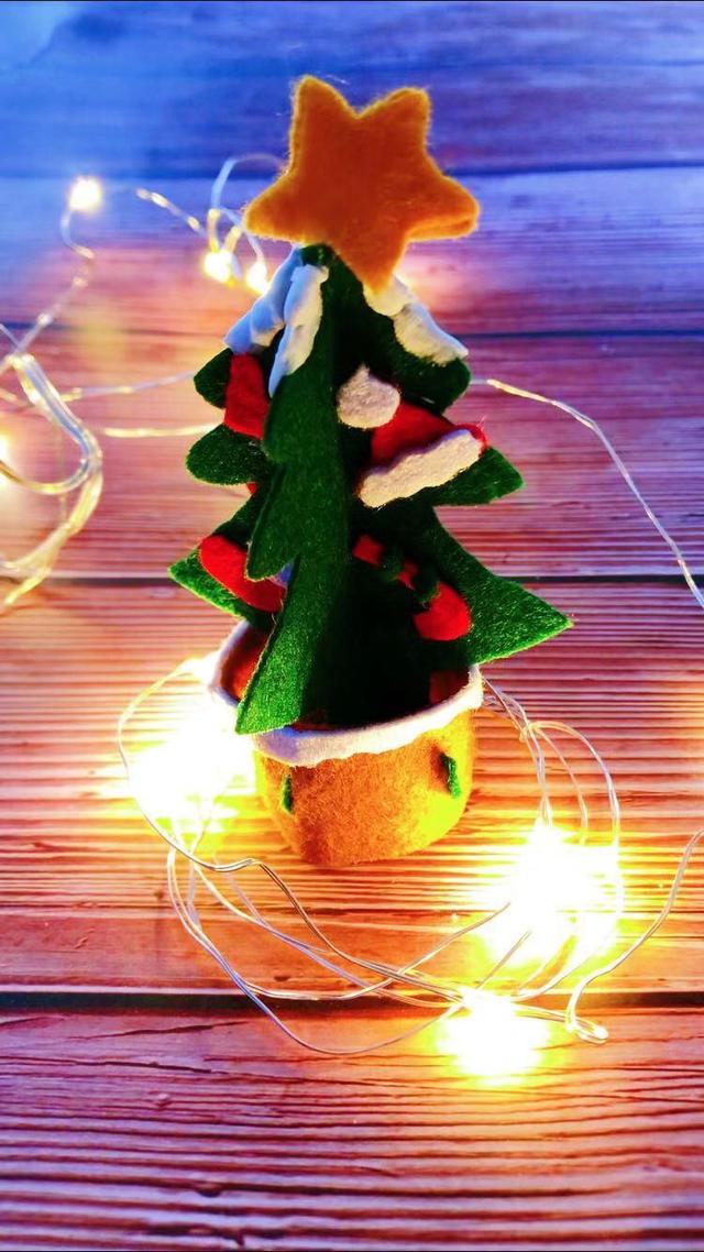 手作圣诞-教你用不织布做最有温度的圣诞树完整攻略,很贴心哦