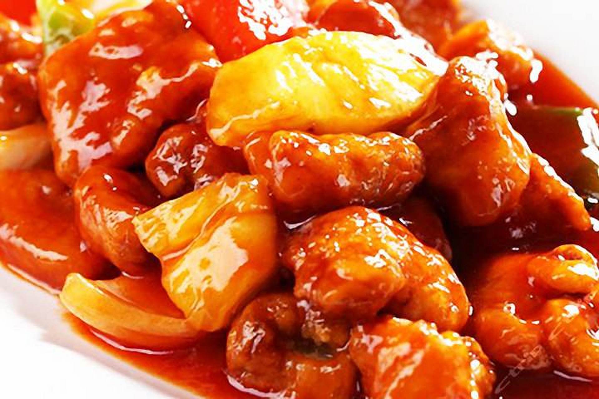 圣诞爆款美食# 糖醋咕噜肉,又名古老肉是广东地区特色传统名菜之一