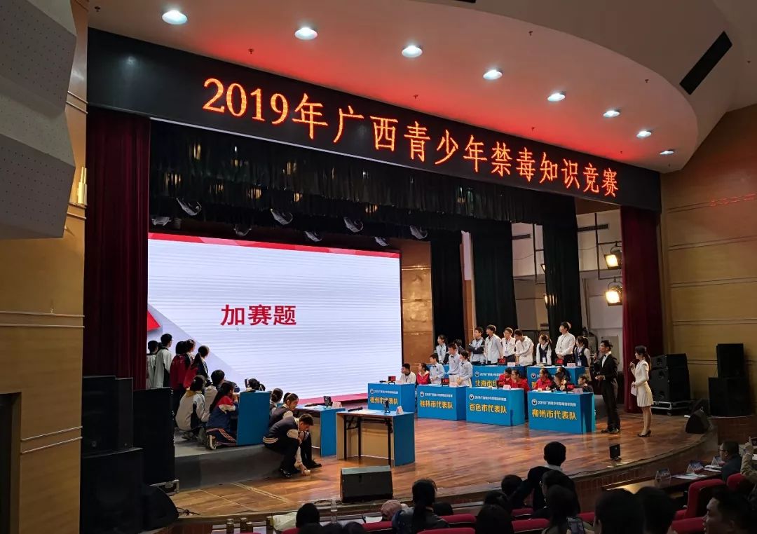 北海市代表队勇夺2019年广西青少年禁毒知识竞赛桂冠