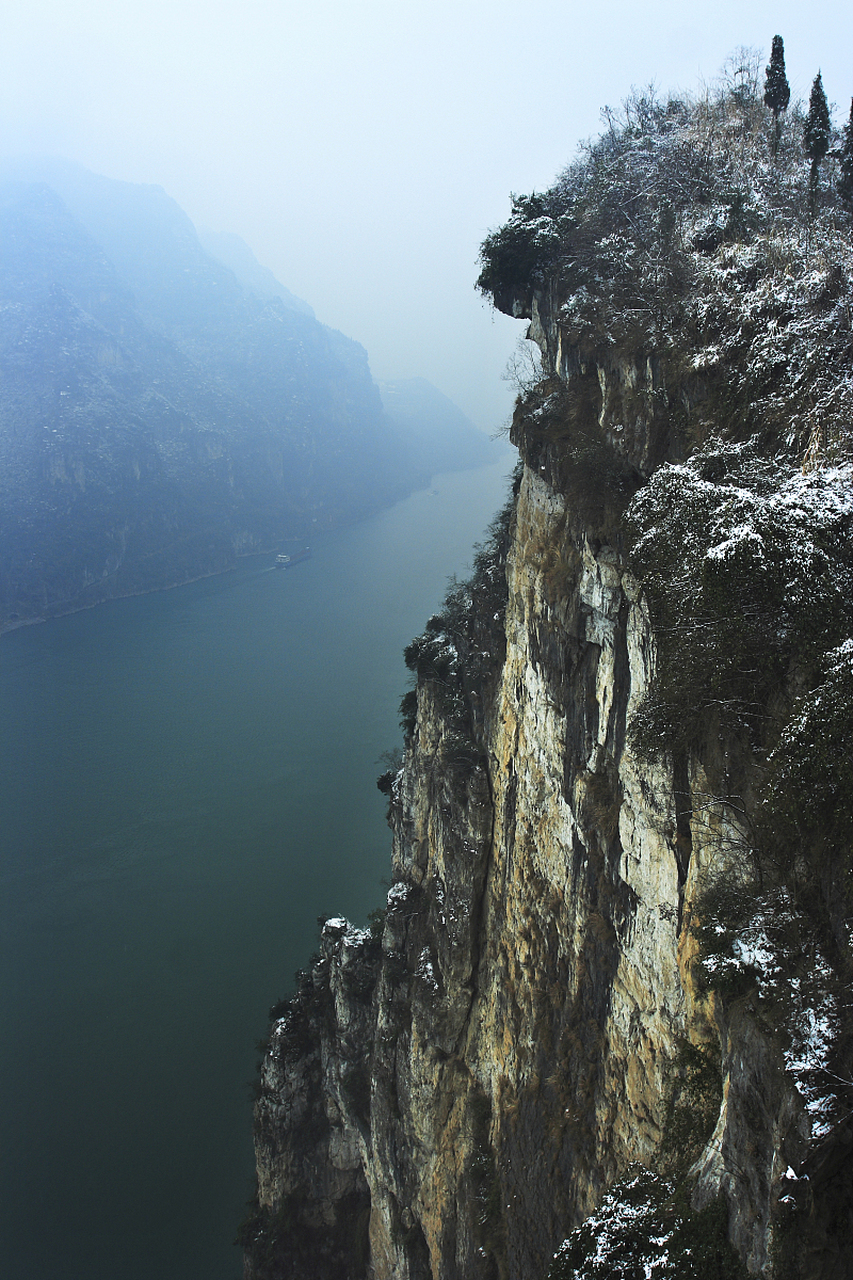 三峡俯视图图片