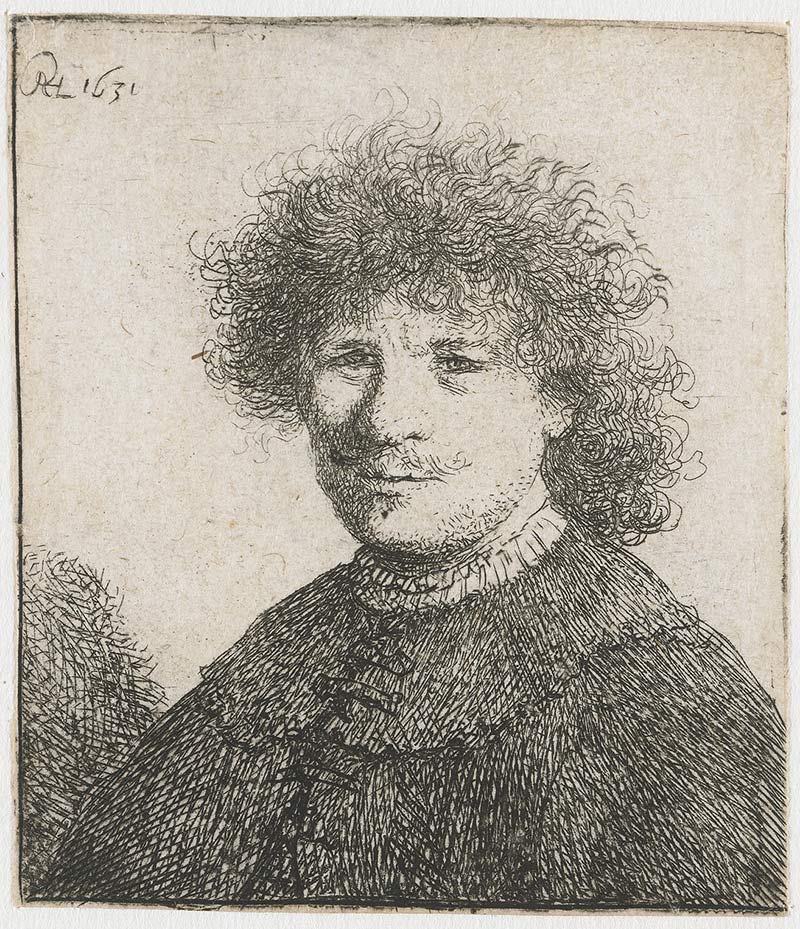 超级资料|伦勃朗:版画,素描和油画的自画像