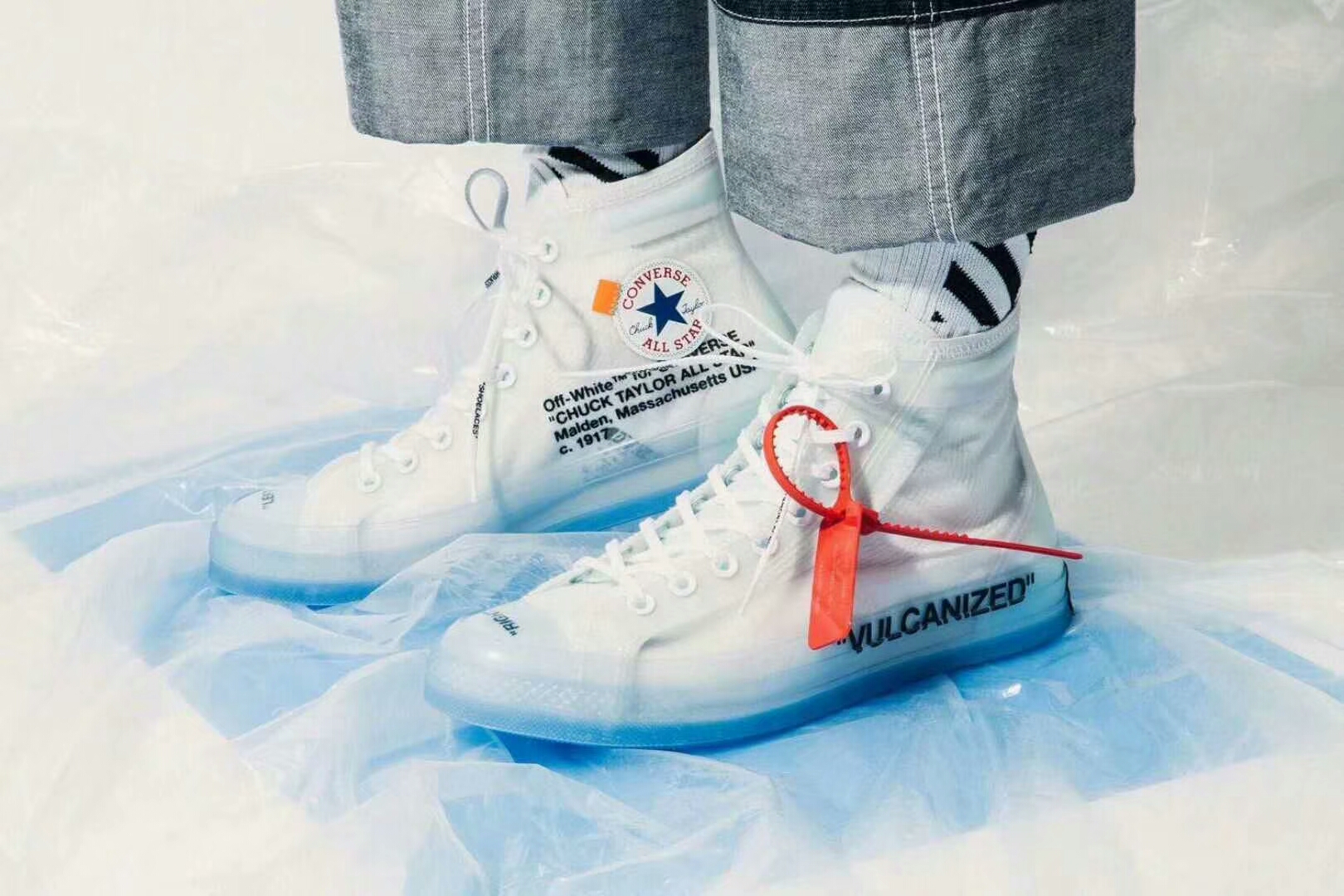 off-white 联名 converse "the ten" 精品美图