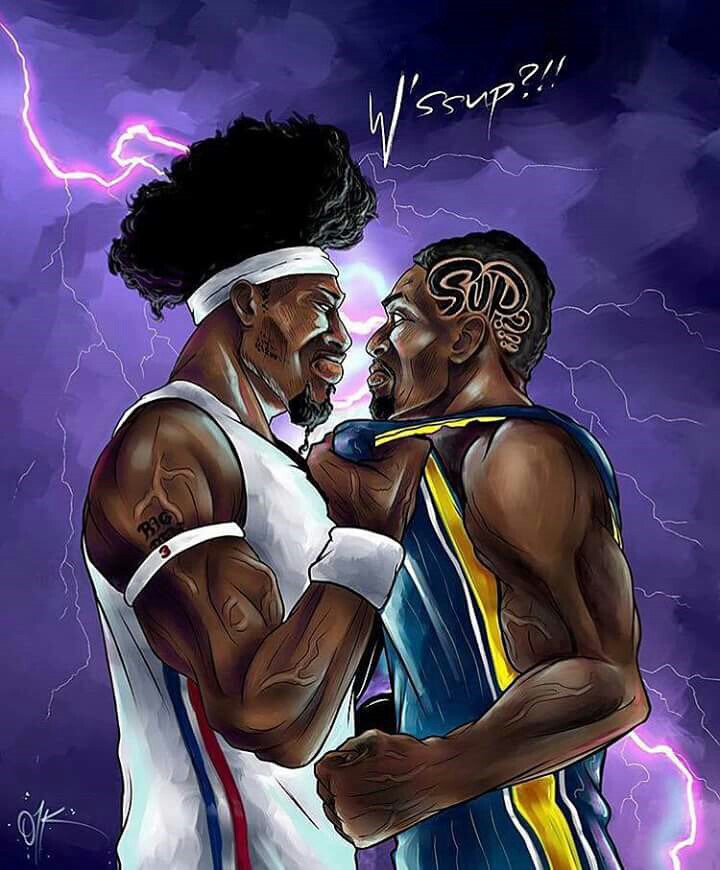 罗德曼是个只会防守和抢篮板的家伙,而他的篮板能力让我们印象深刻!