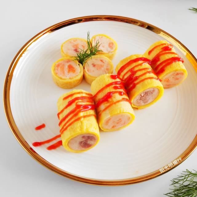 香肠鸡蛋卷,色香味俱全,简单易做,味道鲜美!