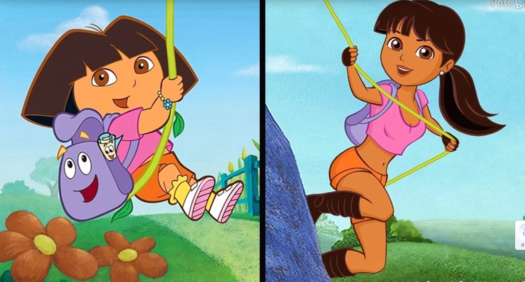 当童年动漫人物"长大"后,小智有了孩子,小红帽颜值飙升