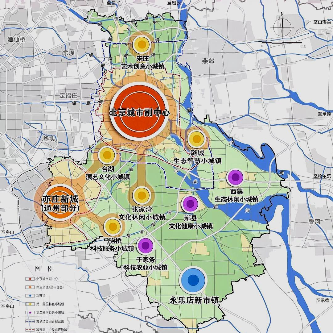 北京副中心控规发布,通州各乡镇这样干!