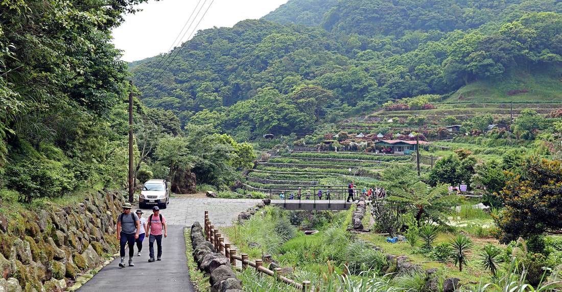 台北阳明山竹子湖,健走享受群山环绕,让身心更加放松沉静在这