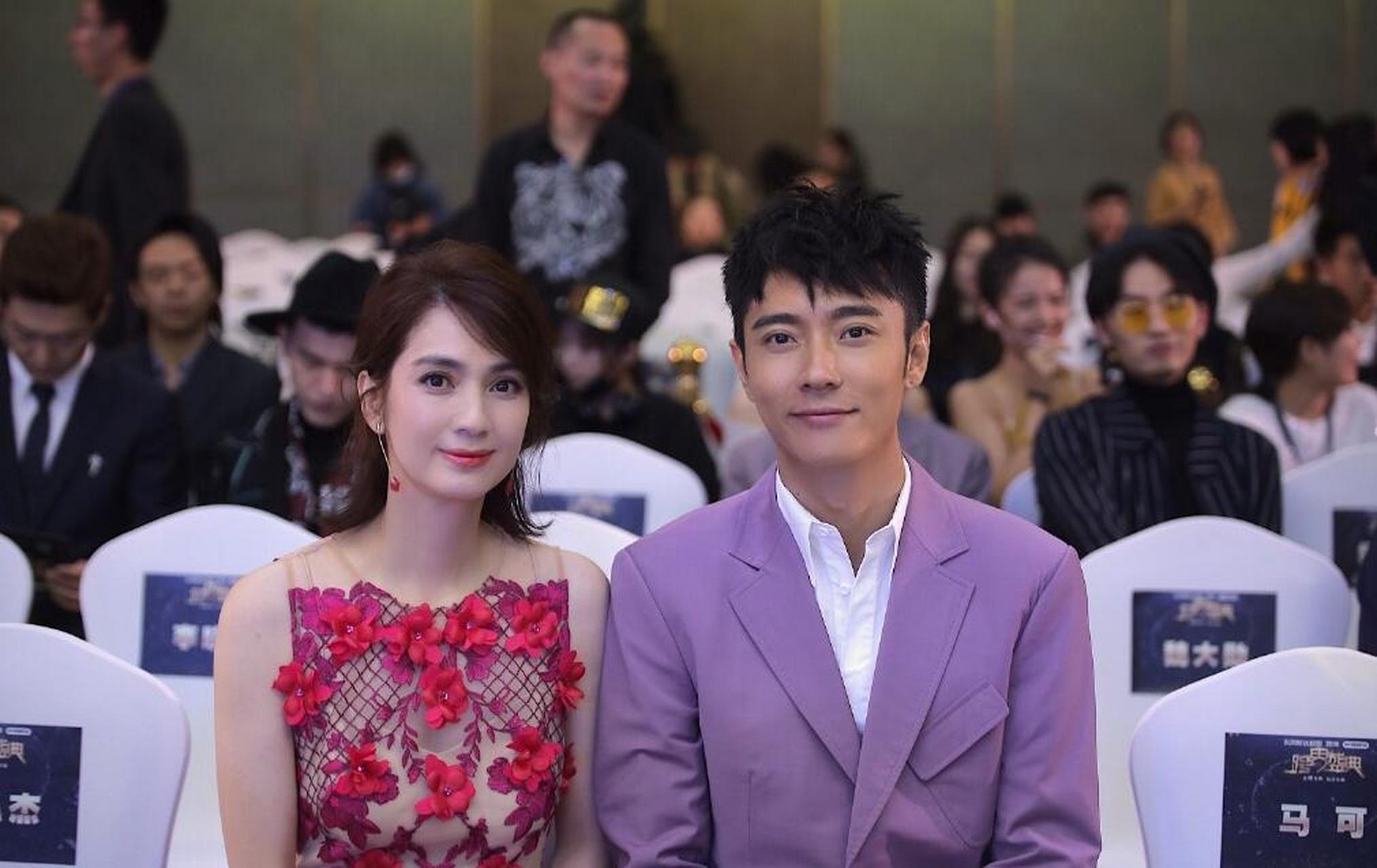 洪欣和张丹峰一对养眼夫妻!