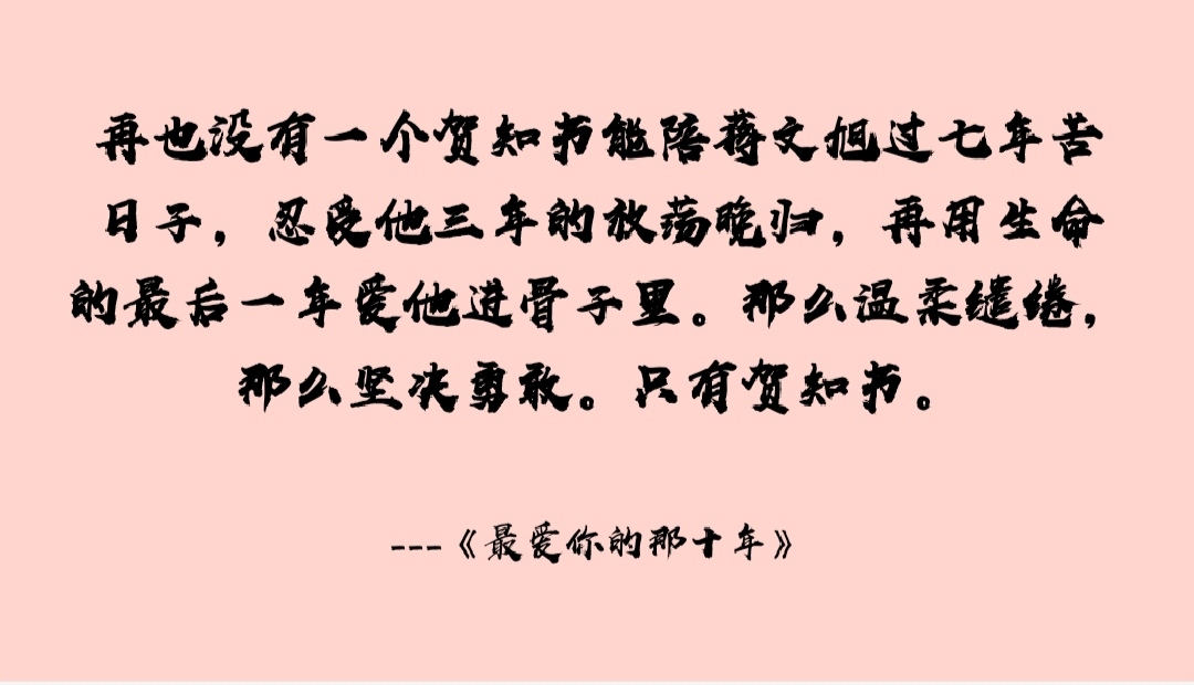 《最爱你的那十年》下辈子,小书你一定要幸福