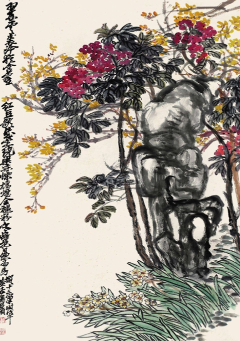 近现代绘画艺术家吴昌硕,在传统艺术的基础上加以创新
