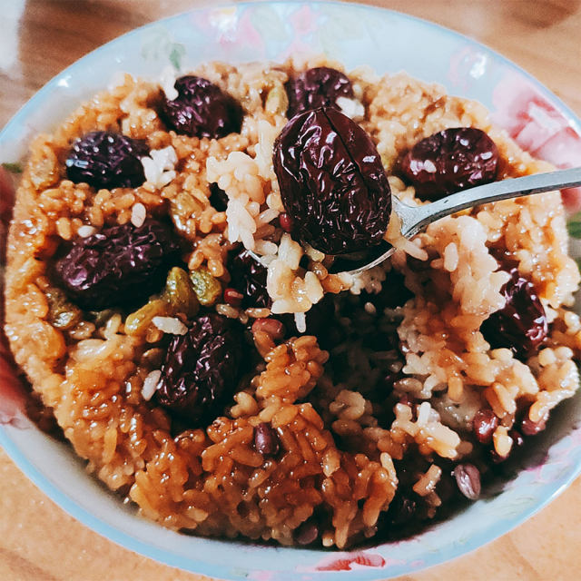红豆糯米饭,香甜好吃