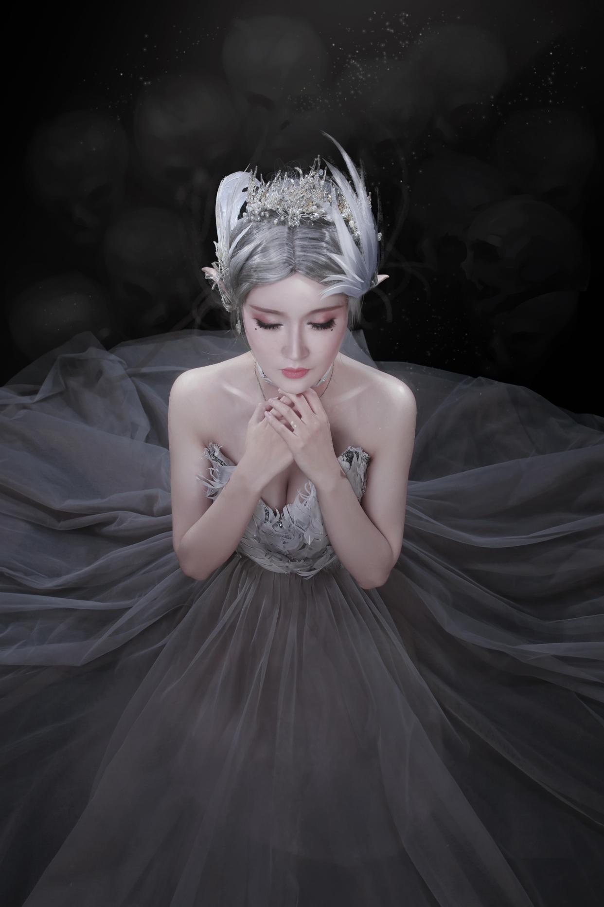 「鬼刀」冰公主cos,快来围观啊