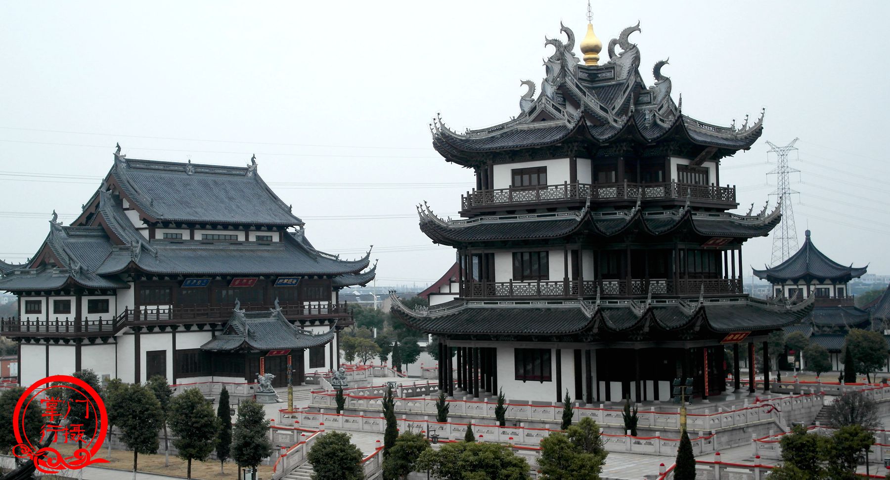 江阴悟空寺不是国内最大的寺院,但却是建筑风格最奇特