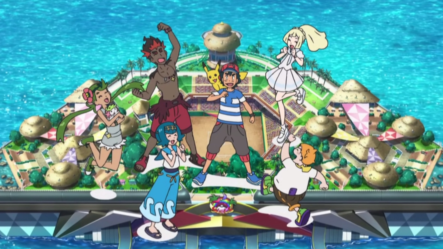 宠物小精灵日月:终于开幕阿罗拉宝可梦联盟,闺蜜兄妹基友反目