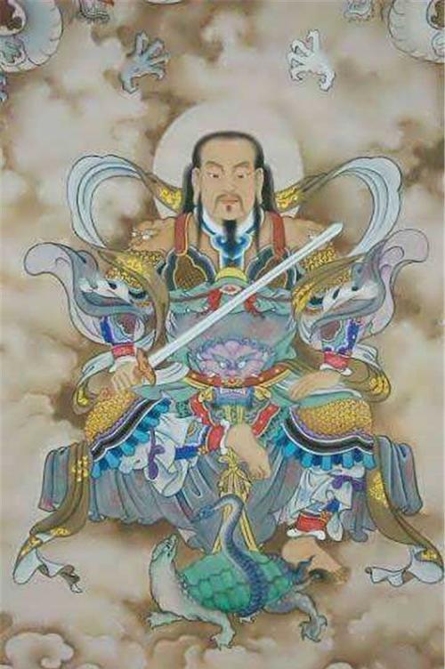 真武大帝存在中国神话故事中,掌管三界的妖魔鬼怪