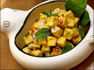 美味的泰式炸豆腐,来自异域风情的美味,很多人都没吃过