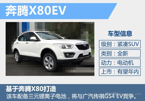 一汽新能源汽车有哪些?一汽新能源汽车奔腾b30ev