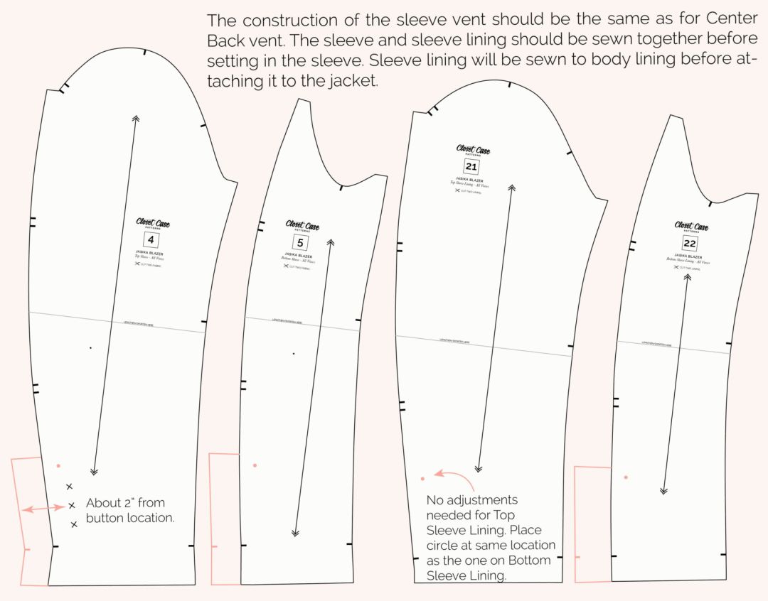 五款女士西服,夹克版型设计 附有纸样裁剪图