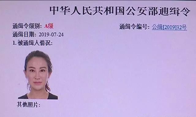 公安部a级通缉犯寇静瑶落网:系山西古交首富儿媳