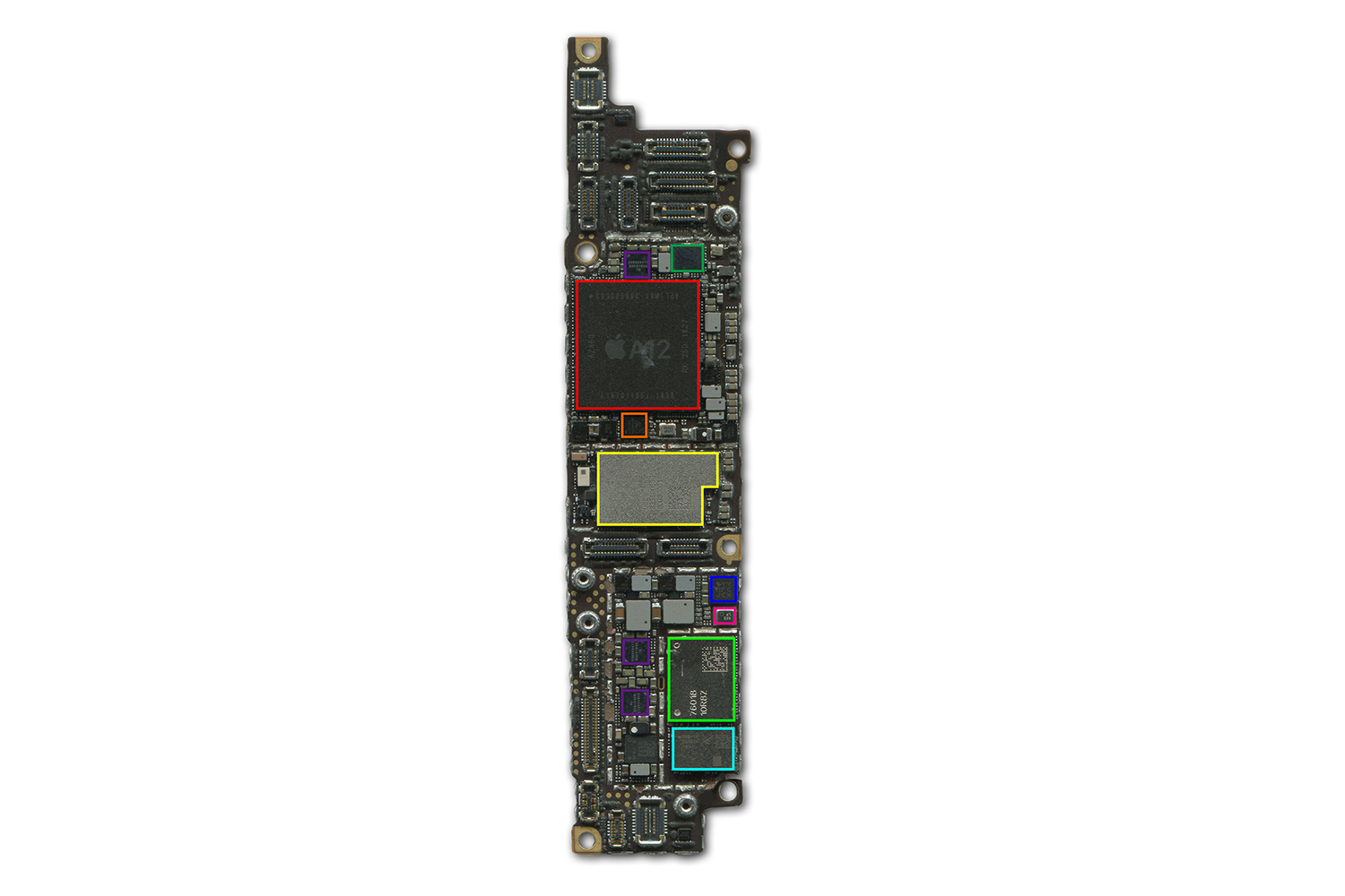 apple-apl1w81- a12 bionic处理器 3gb内存芯片 橙色:nxp-cbtl1612