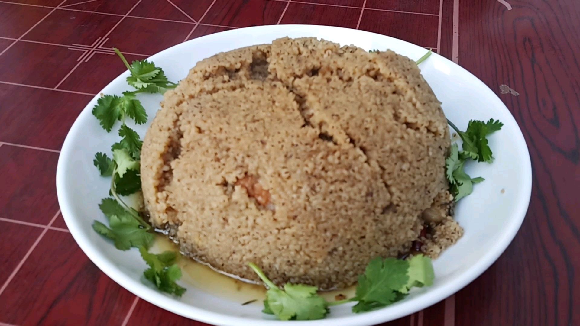 小米和五花肉的完美组合,小米蒸肉比米粉肉好吃,小米Q弹肉软糯