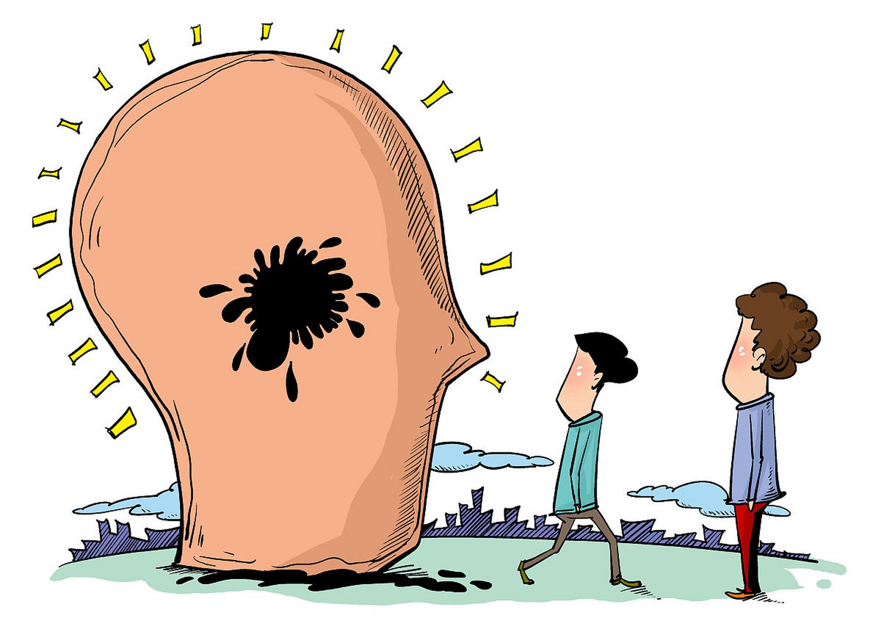 人处在一种默默奋斗的状态时,思想就会从生活的琐碎中得到升华.