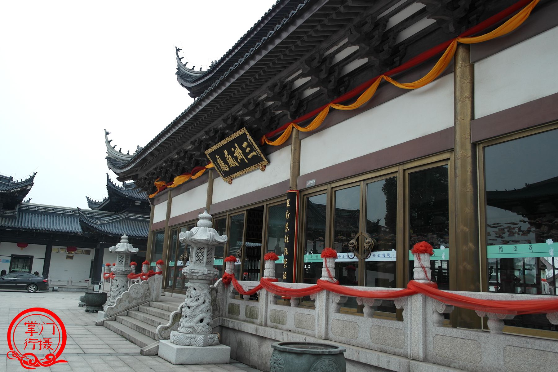 江阴悟空寺不是国内最大的寺院,但却是建筑风格最奇特的寺院